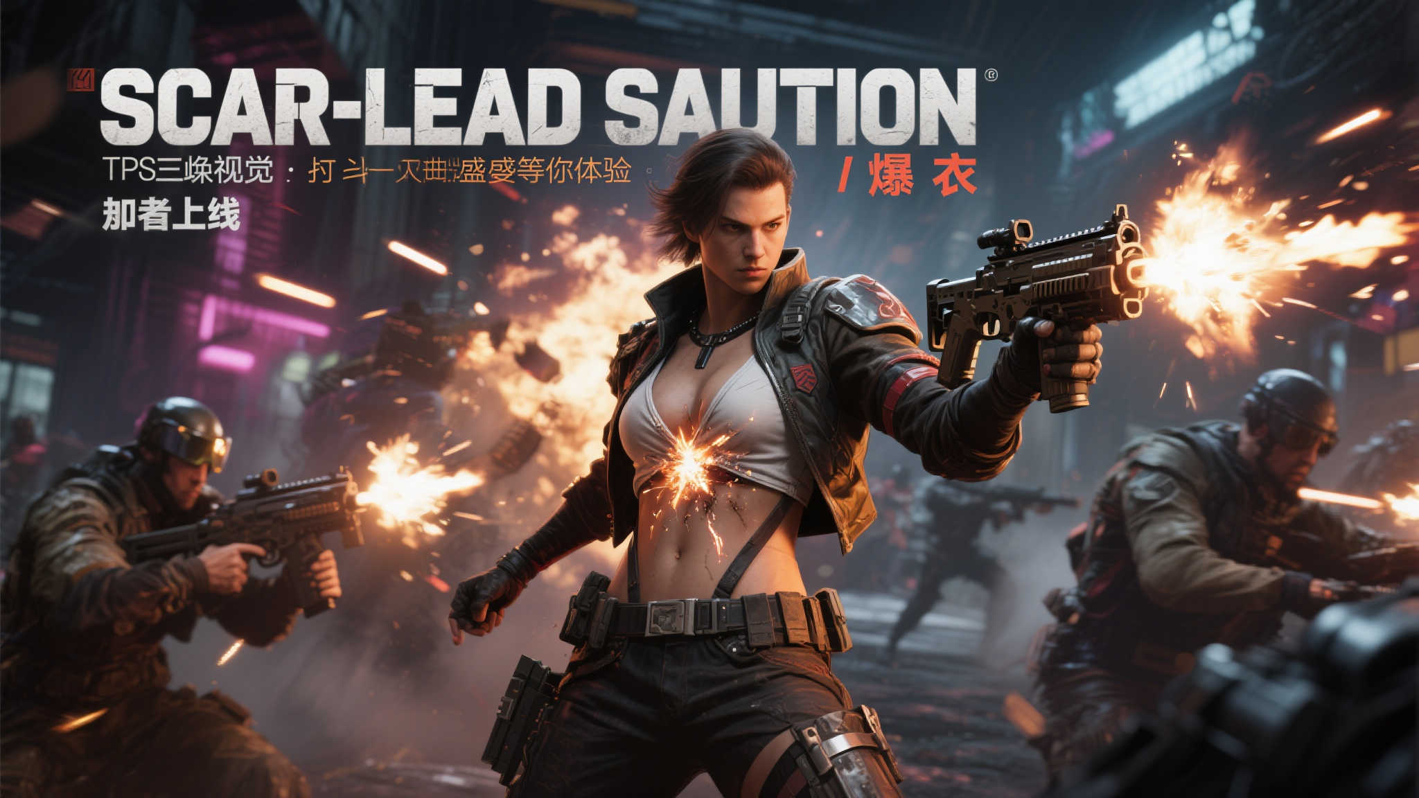 震撼来袭!TPS游戏《Scar-Lead Salvation》即将开启爆衣新体验!