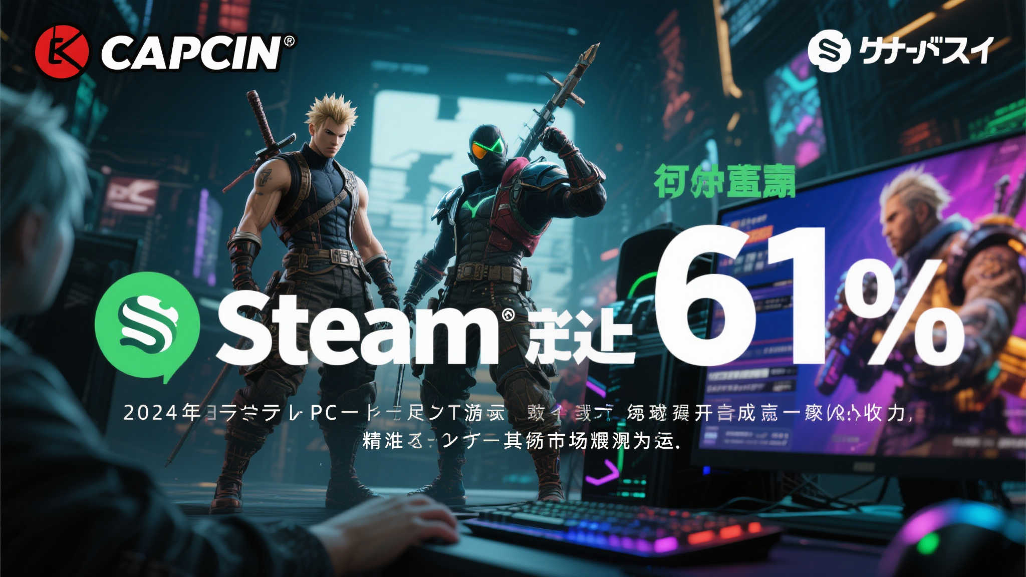 卡普空成功打响PC市场:2024财年Steam营收激增61% 卡普空成功打响PC市场:2024财年Steam营收激增61%